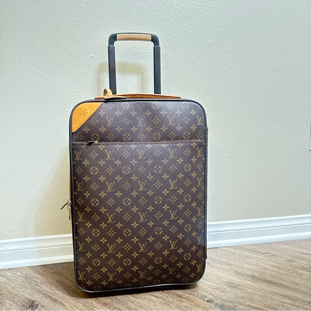 Authe Louis Vuitton Brown Monogram Luggage - Picture 3 of 11